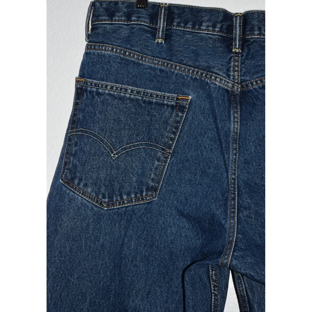 Levis 550 Mens 38x30 Relaxed Fit Blue Jeans 100% Cotton Medium Wash‎ 5-Pocket